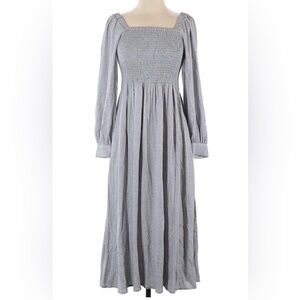 Madewell Long Sleeve Gray Dress